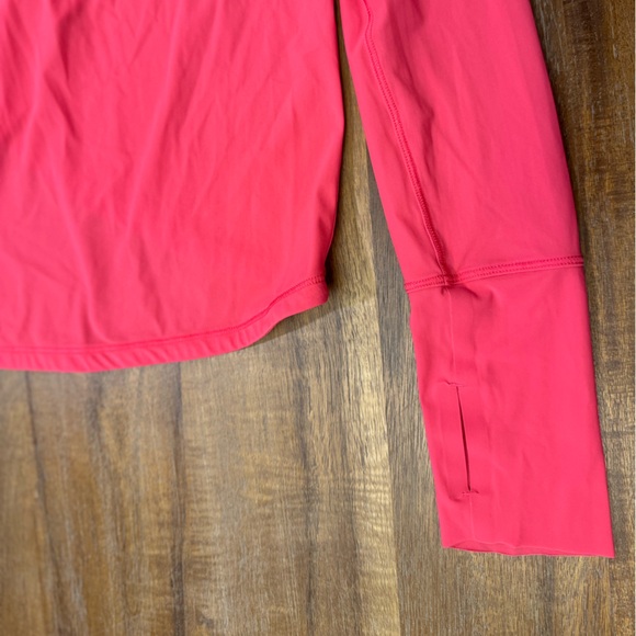 Lululemon Sun Shelter Long Sleeve Rash Guard Coral Size S - Picture 6 of 8